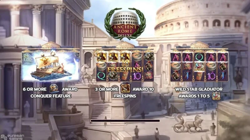 Ancient Rome Deluxe AI - aðalskjár hjóla og viðmóts