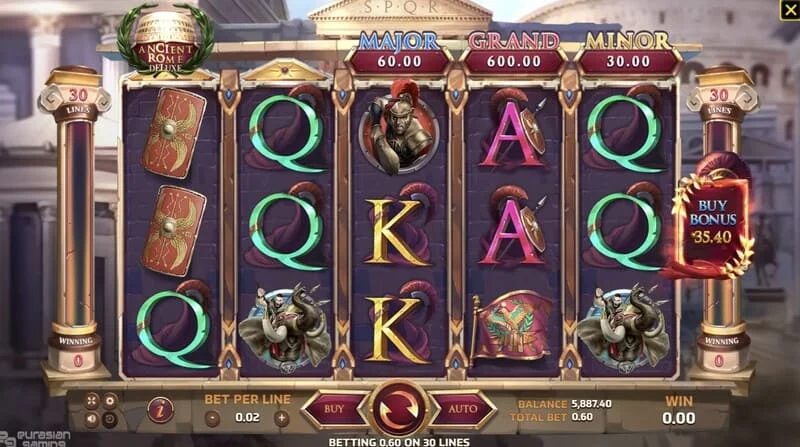 Ancient Rome Deluxe AI - spilun með vinningslínu